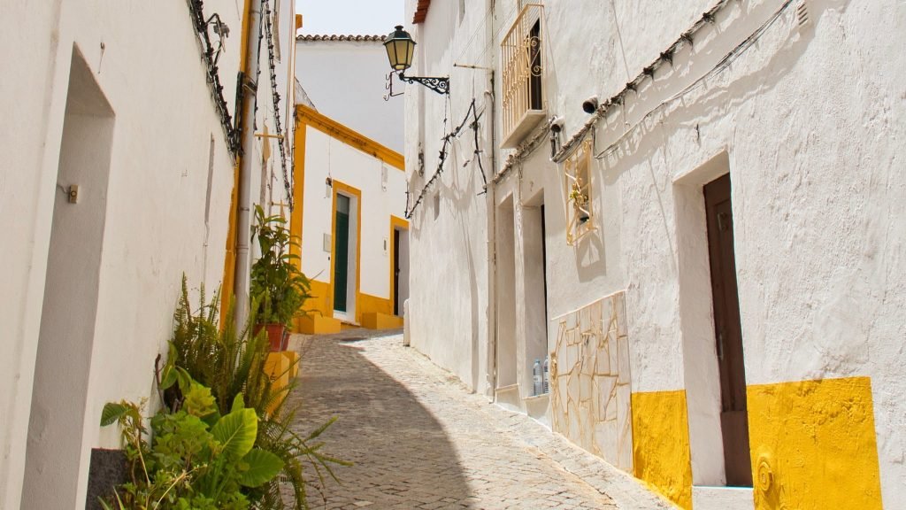 Rua em Elvas, Portugal