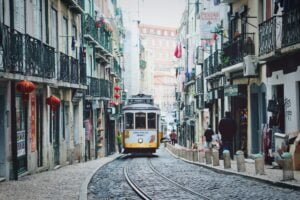 Rua em Lisboa, Portugal