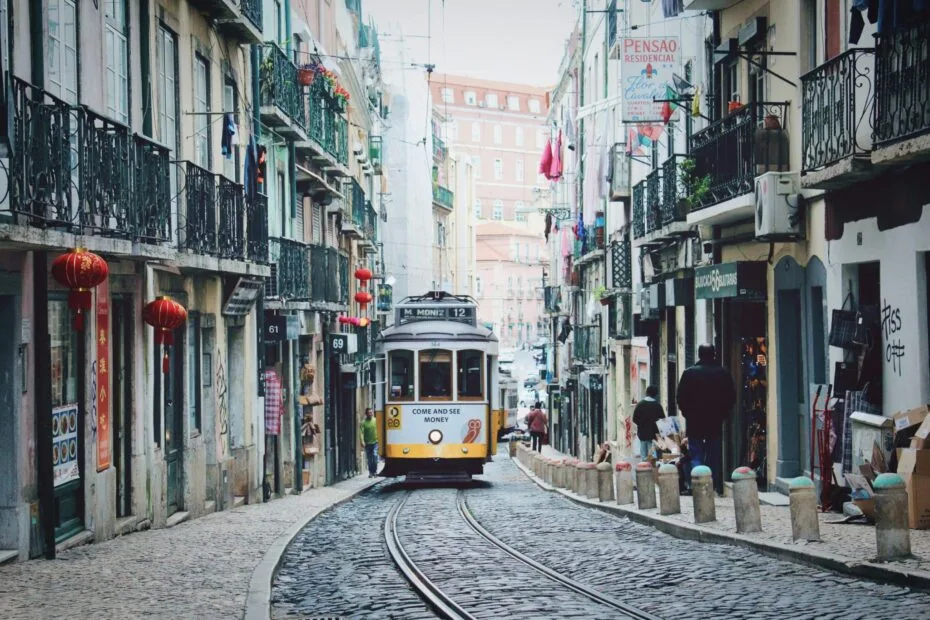 Rua em Lisboa, Portugal