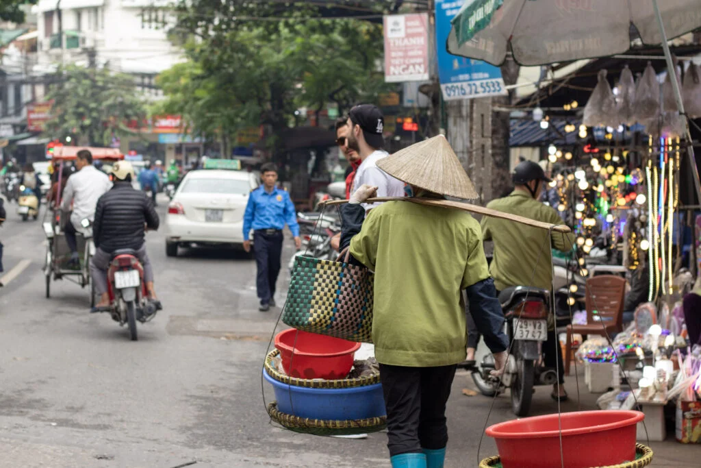 Hanoi, street market, Vietnam
