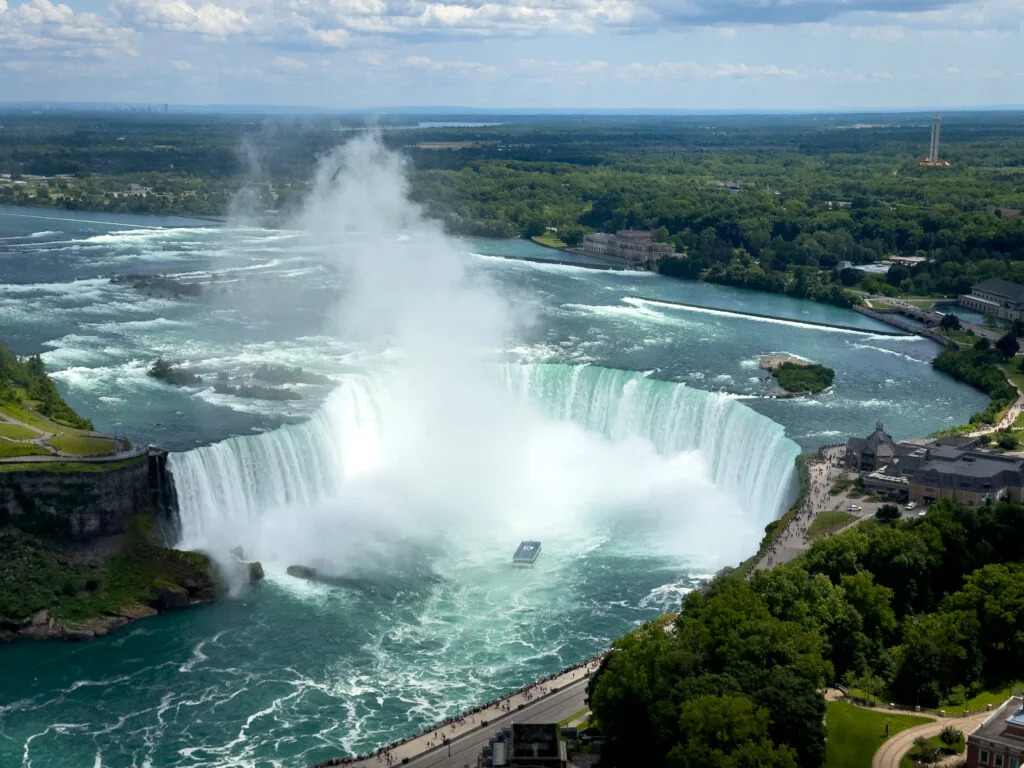 Aerial view of Niagara Falls, Canada: Travel Trends for 2025