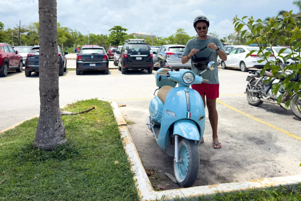 For a more liberating Tulum experience, renting a scooter is essential.