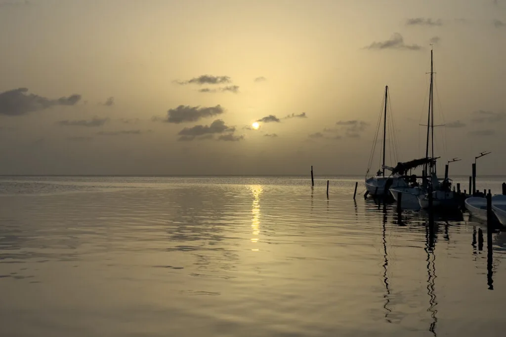 Pôr-do-sol no Belize