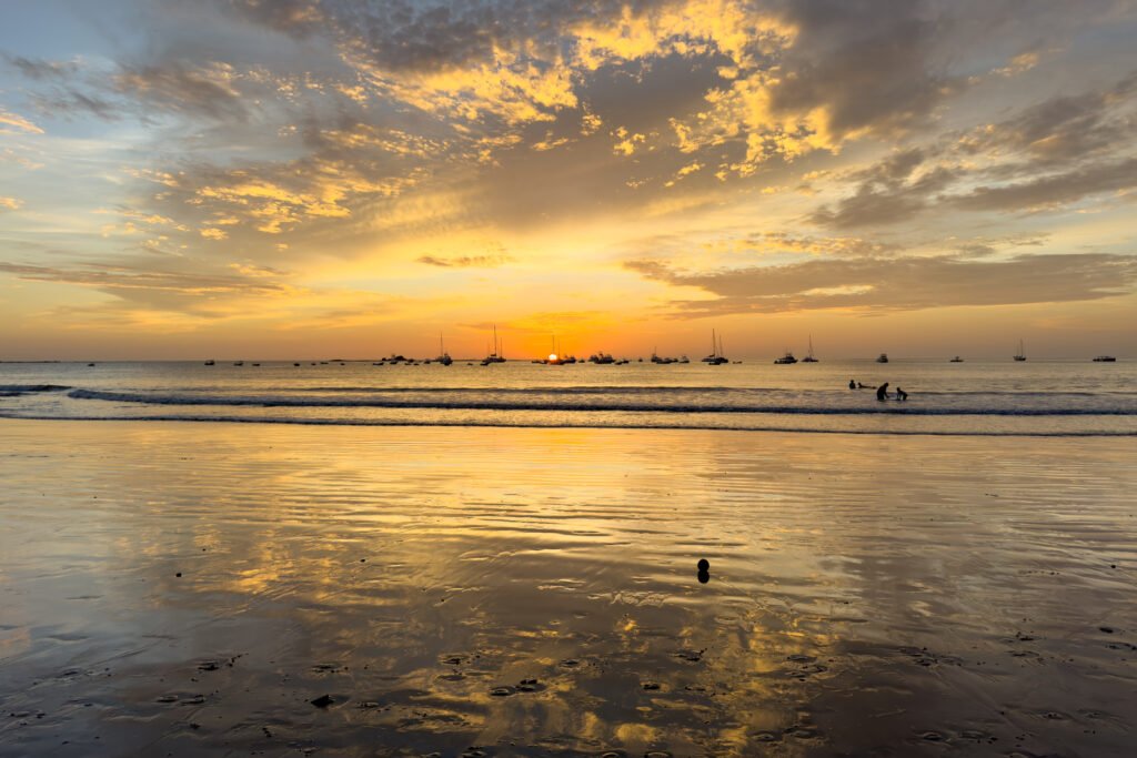 Pôr do sol em Tamarindo, Costa Rica - Onde ficar em Tamarindo