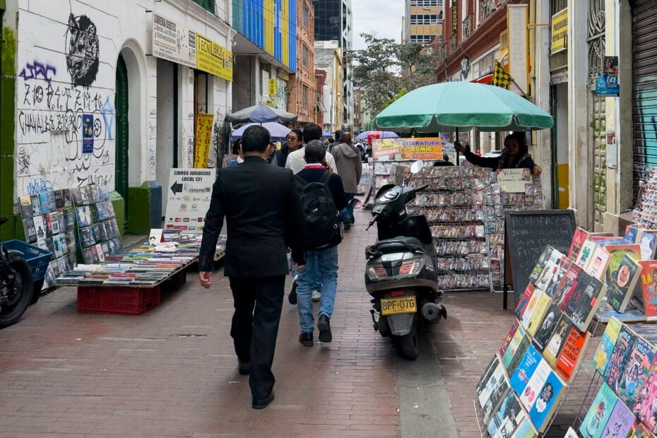 O que fazer em Bogotá: Visitar o centro histórico e zona dos alfarrabistas