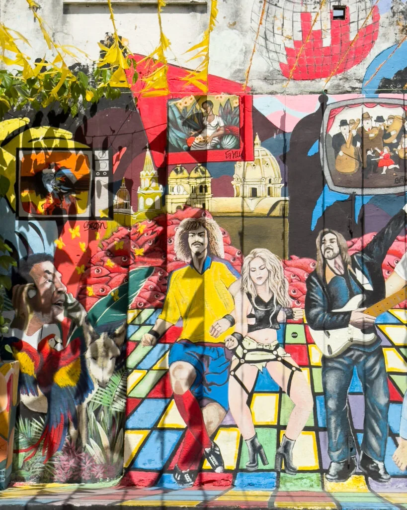 What to do in Cartagena, Colombia: Street art in Getsemaní