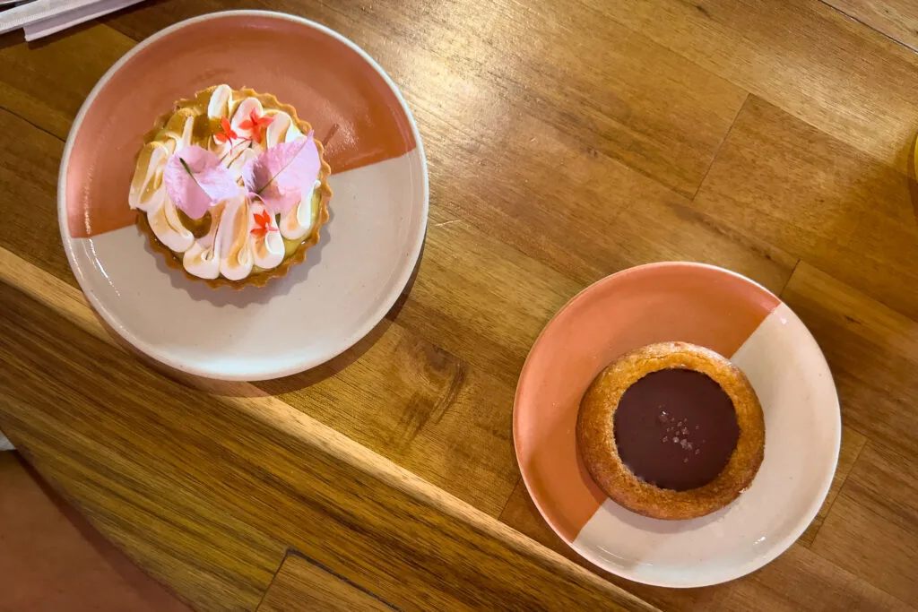 Things to do in Cartagena, Colombia: NIA Bakery. Arequipa cookie and Lulo tart