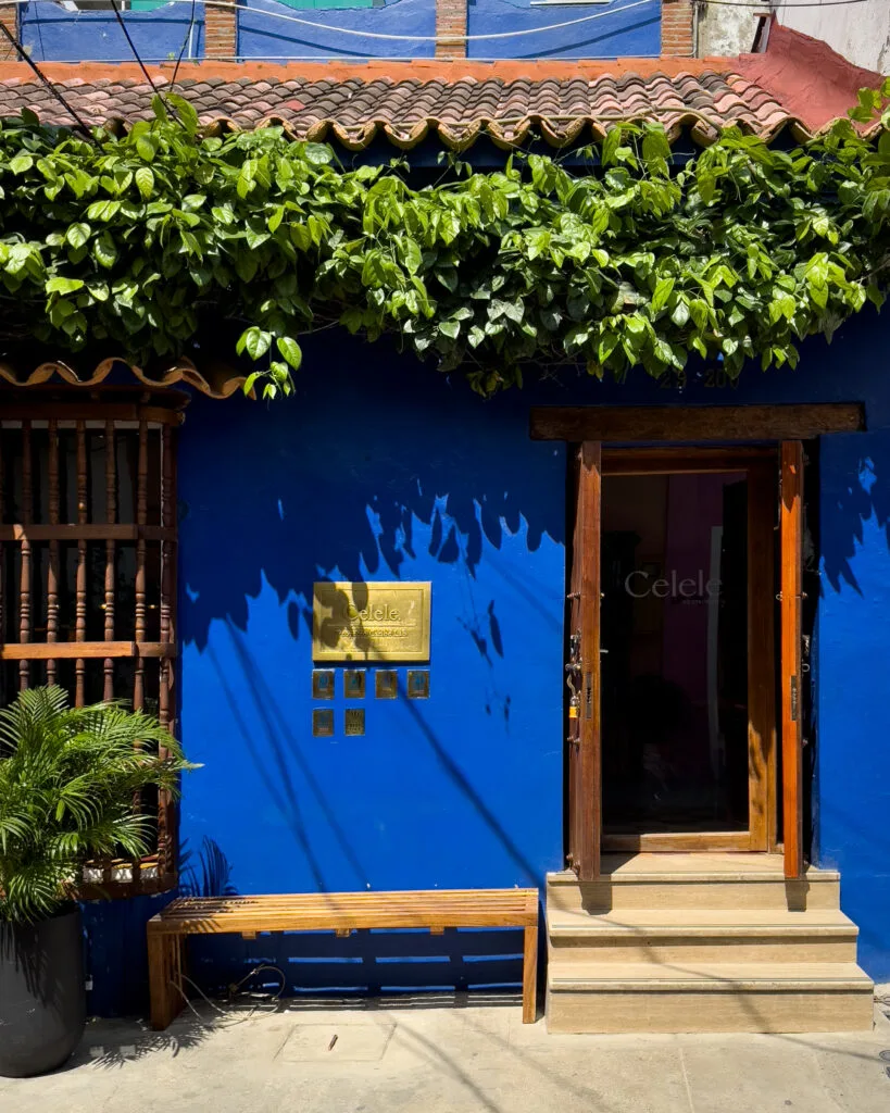 Things to do in Cartagena, Colombia: Entrance to Restaurante Celele