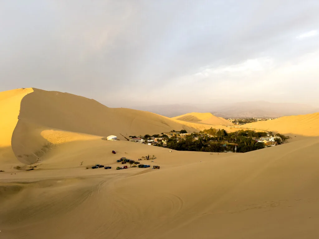 Itinerary in Peru, View of Huacachina