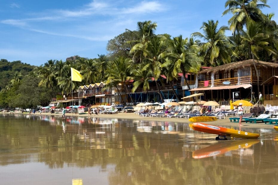 O que fazer em Goa - Praia de Palolem