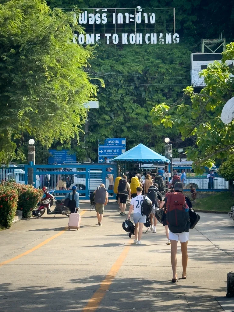 Arriving at Koh Chang