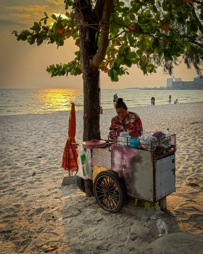 Sunset in Sihanoukville, Cambodia