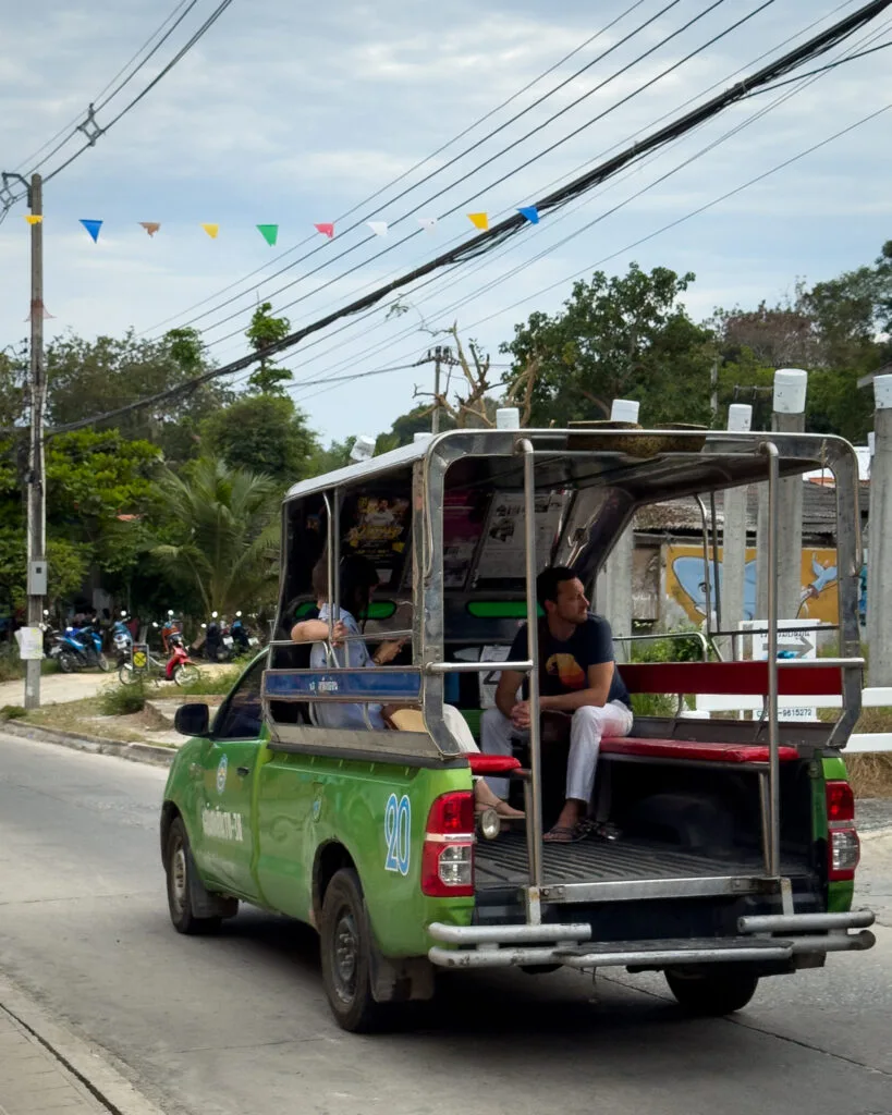 How to Get to Koh Samet - songthaew