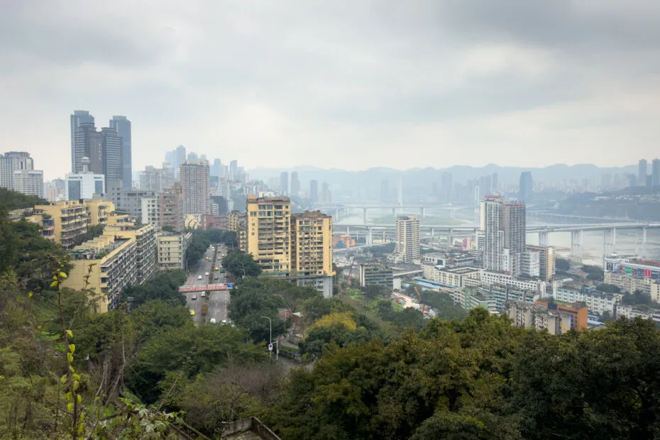 Testbed 2 rooftop view, Chongqing, China