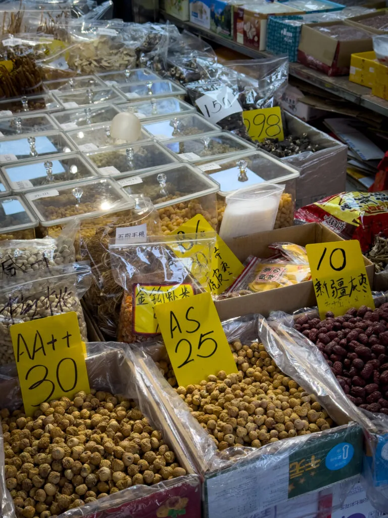O que fazer em Guangzhou - Liwan Dried Food Market