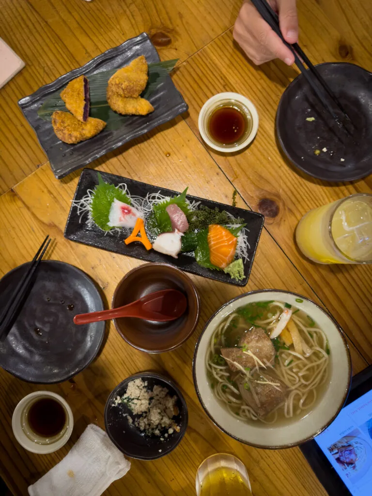Traditional Okinawan meal, Japan