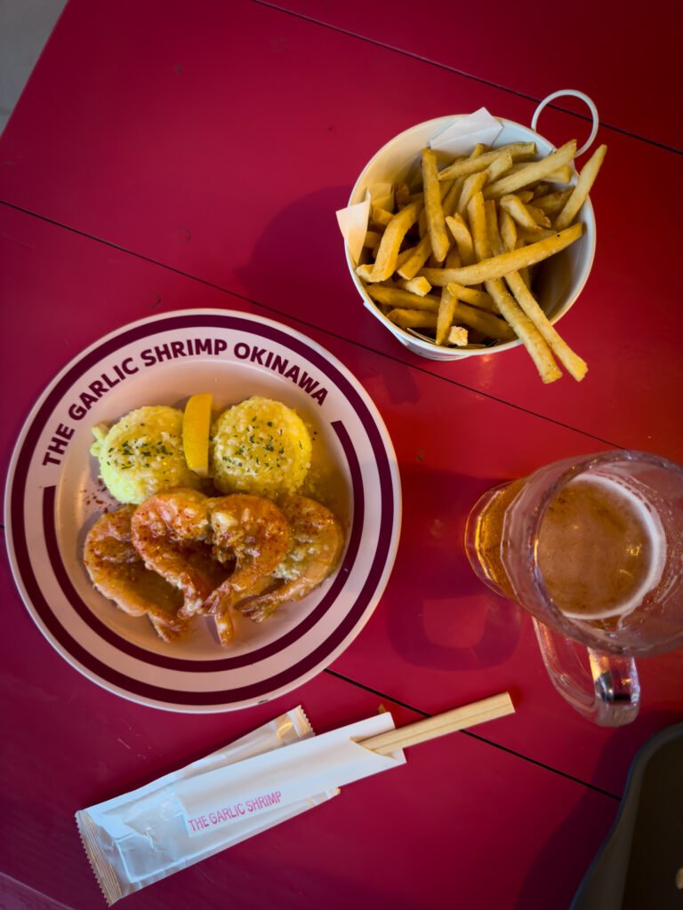 The Garlic Shrimp, Okinawa, Japão