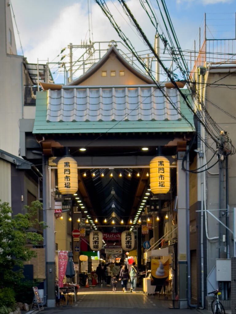 Kuromon Market, Osaka, Japão