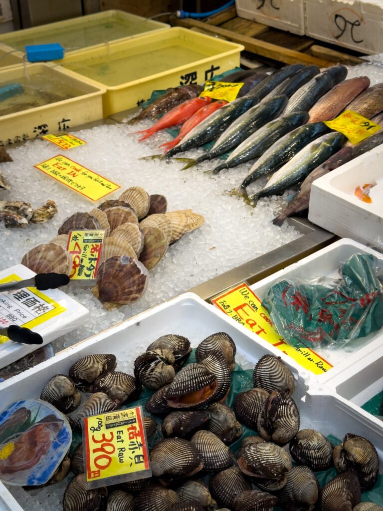 Kuromon Market, Osaka, Japão