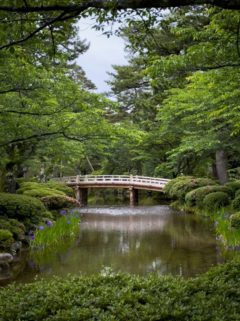 Kenroku-en, Kanazawa, Japão