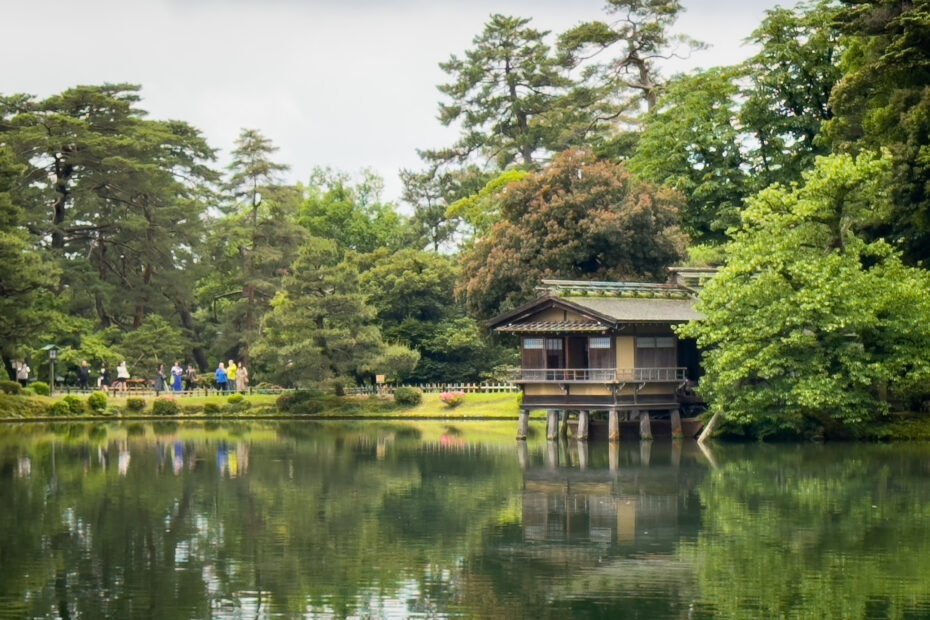 Kenroku-en, Kanazawa, Japão