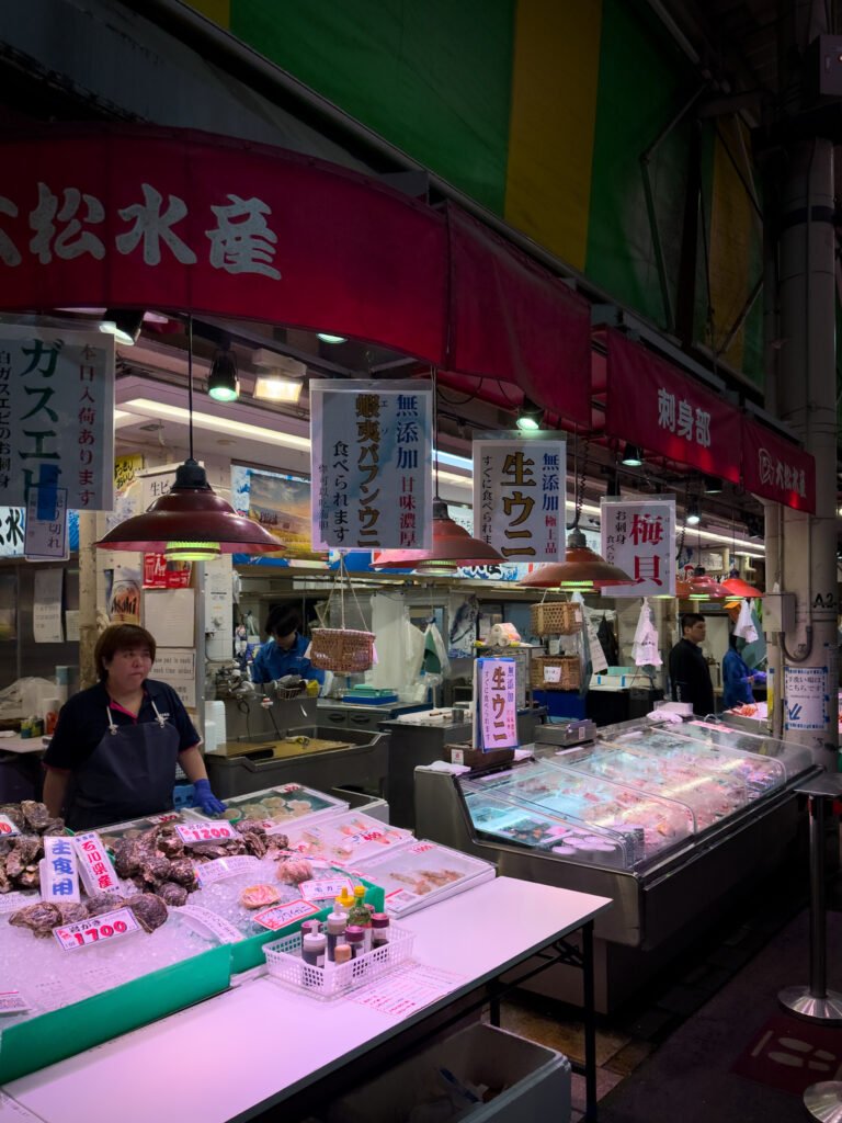Mercado Omicho, Kanazawa, Japão